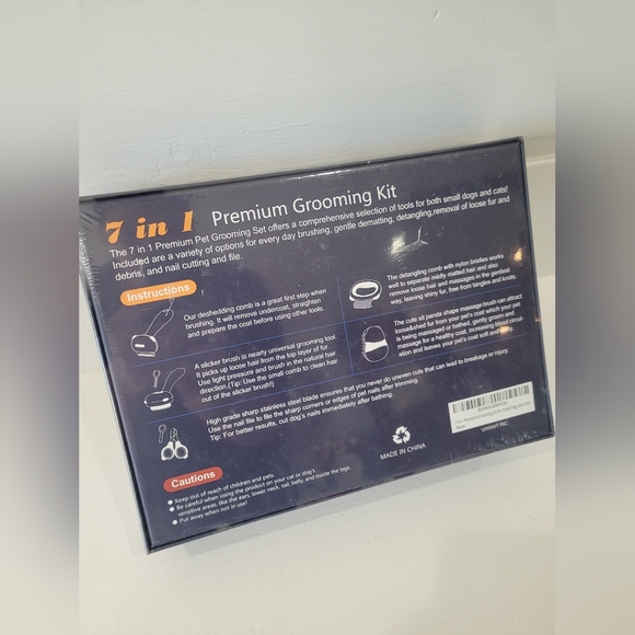 NEW Sealed in Box Pet Grooming Kit For Small Dogs & Cats. - Picture 5 of 8